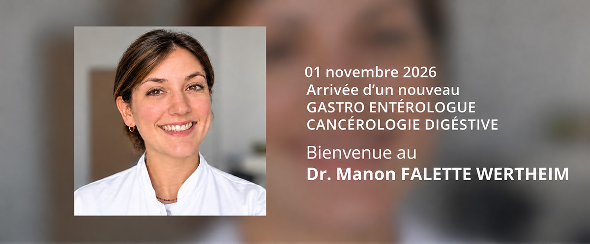 Arrivée gastro enterologue